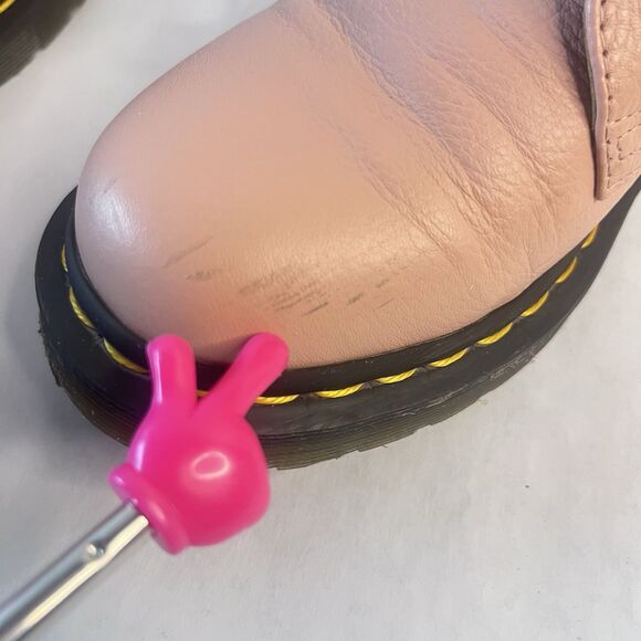 Dr. Martens 24256 Virginia Beige Pink Oxford Shoes Women's Size 7 - Picture 16 of 16